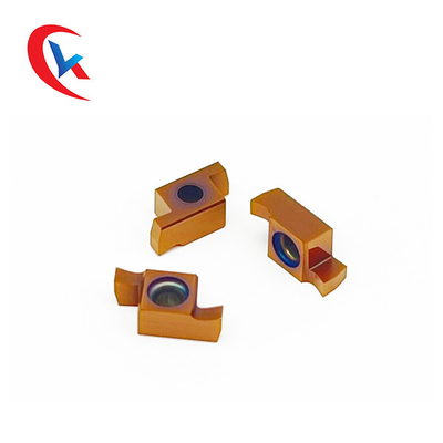 Chèn rãnh cacbua phủ đồng GER-C Chiều rộng khe 1.0-3.0mm cho máy CNC