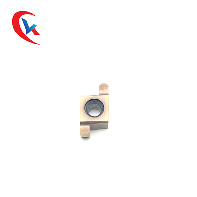 GER200-100CR Phôi được xử lý bằng PVD màu xám nhạt Mảnh chèn rãnh cacbua