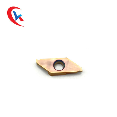 TKF16R200-S16 Dành cho máy tiện quay Chiều rộng khe 1,0-3,0mm Xử lý lớp phủ PVD Hạt dao tạo rãnh cacbua