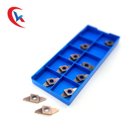 TKF16R200-S16 Dành cho máy tiện quay Chiều rộng khe 1,0-3,0mm Xử lý lớp phủ PVD Hạt dao tạo rãnh cacbua
