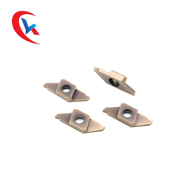 TKF16R200-S16 Dành cho máy tiện quay Chiều rộng khe 1,0-3,0mm Xử lý lớp phủ PVD Hạt dao tạo rãnh cacbua