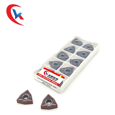 WNMG080404-MA Phay cacbua phủ PVD Chèn hoàn thiện bằng thép không gỉ