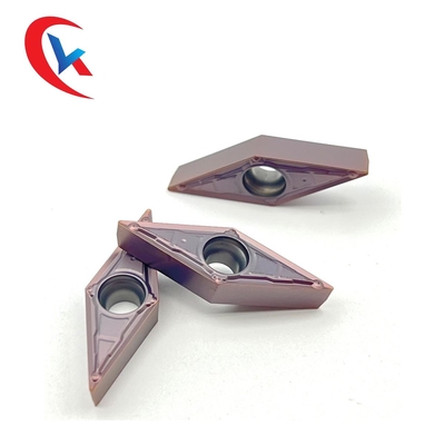 VBMT160404-MV Hoàn thiện bằng thép không gỉ Vonfram cacbua Chèn lớp phủ PVD