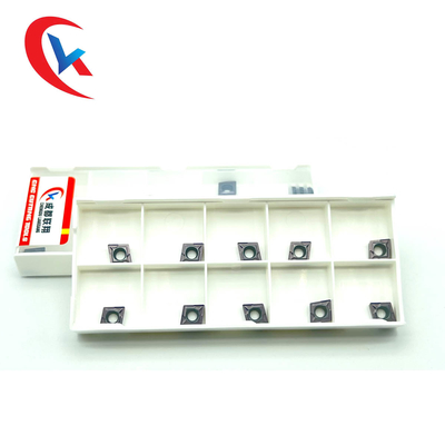 CCMT060204 Phay cacbua Chèn thép không gỉ Hoàn thiện Pvd tráng