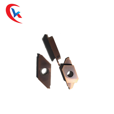 Máy CNC Chèn cacbua vonfram Công cụ Khe cắt thép HRC 35 - 50 Chèn rãnh cacbua