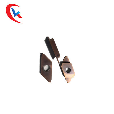 Máy tiện kim loại Chèn cacbua vonfram CTPA10ELK Chống mài mòn HRC 35 - 50 Chèn rãnh cacbua