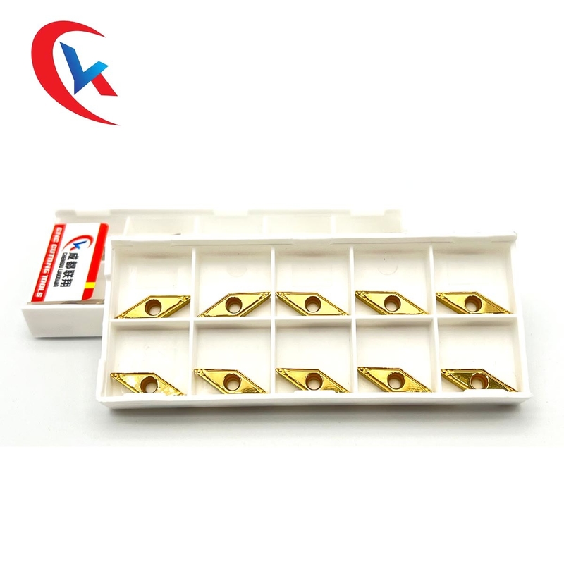 VBMT110304-HQ Miếng chèn nhàm chán được phủ hóa học màu vàng cho miếng chèn cacbua vonfram bằng thép