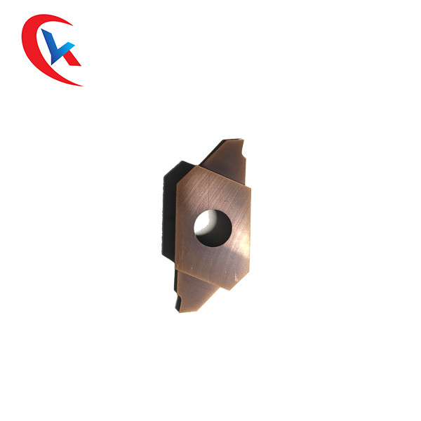 Máy tiện kim loại Chèn cacbua vonfram CTPA10ELK Chống mài mòn HRC 35 - 50 Chèn rãnh cacbua