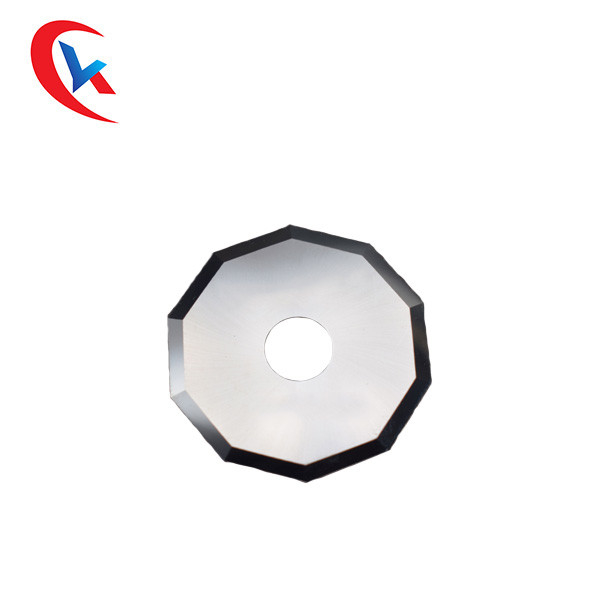 Lưỡi cắt tròn hình tròn cacbua 89 HRC để cắt giấy.